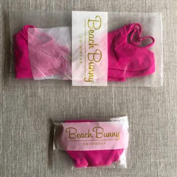 Beach Bunny Lexi Bralette + Lexi Tango Bottom (size L) NWT - Picture 5 of 12